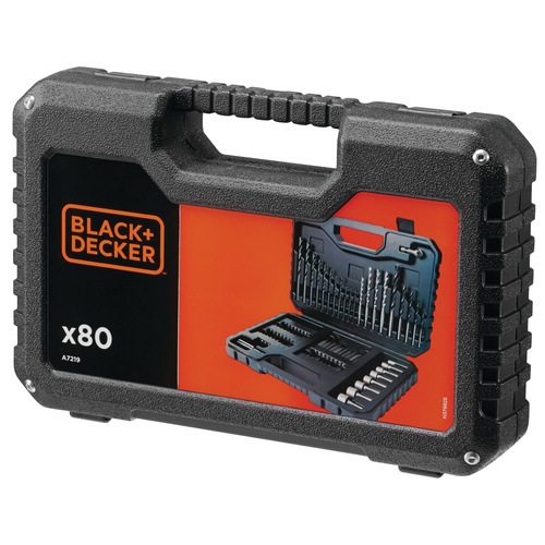 Black and Decker - Sada pro vrtn a roubovn  80 kus - A7219