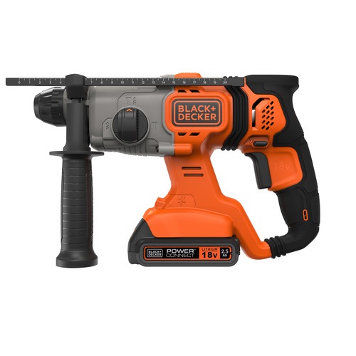 Black and Decker - 18 V akumultorov kombinovan kladivo 2x akumultor 25 Ah 16 J v kufru - BCD900E2K