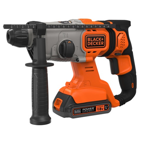 Black and Decker - 18 V akumultorov kombinovan kladivo 2x akumultor 25 Ah 16 J v kufru - BCD900E2K