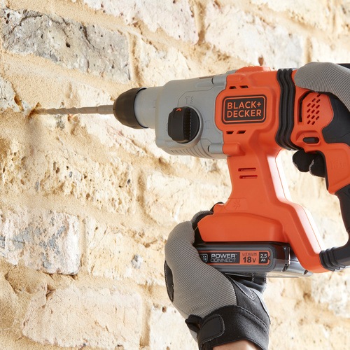 Black and Decker - 18 V akumultorov kombinovan kladivo 2x akumultor 25 Ah 16 J v kufru - BCD900E2K