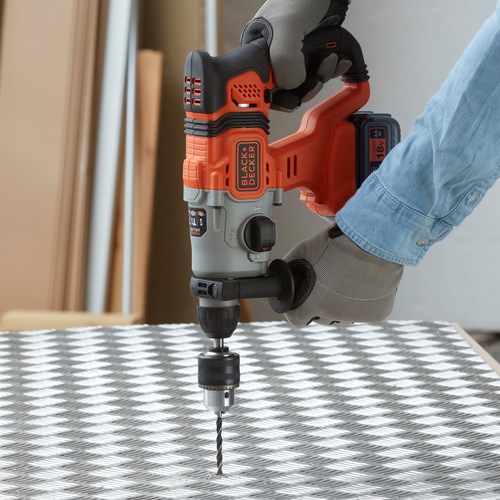 Black and Decker - 18 V akumultorov kombinovan kladivo SDSPlus 40Ah - BCD900M1K