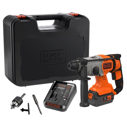 Black and Decker - 18 V akumultorov kombinovan kladivo SDSPlus 40Ah - BCD900M1K