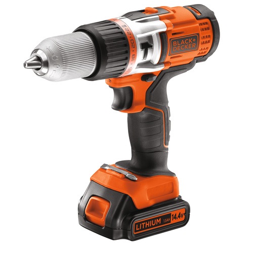 Black and Decker - Vysoce vkonn pklepov vrtaka 144 V LiIon - EGBHP148K