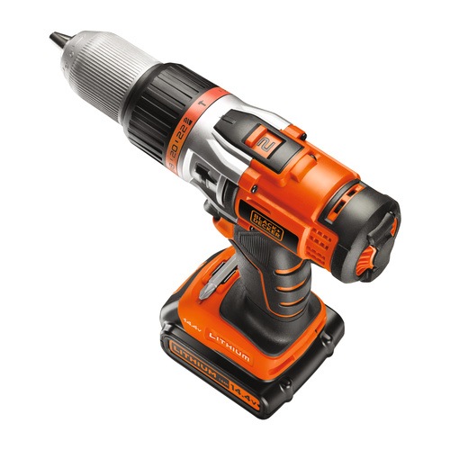 Black and Decker - Vysoce vkonn pklepov vrtaka 144 V LiIon - EGBHP148K