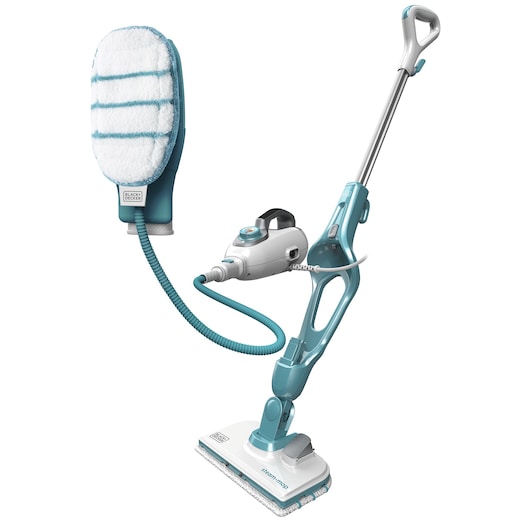 Parní mop 1300 W, 11 v 1, parní rukavice